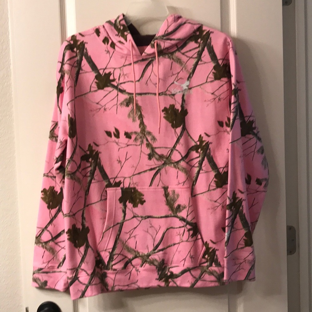 Pink Camo Hoodie